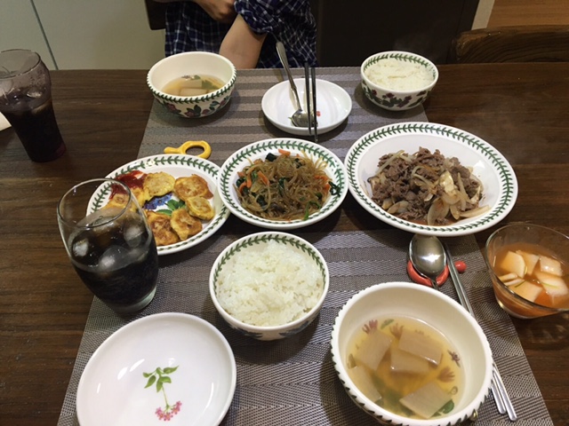 
友人のお母さん手作りの韓国料理